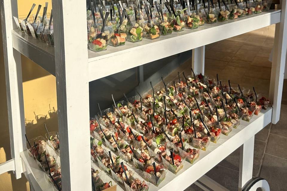 Gli antipasti di mare