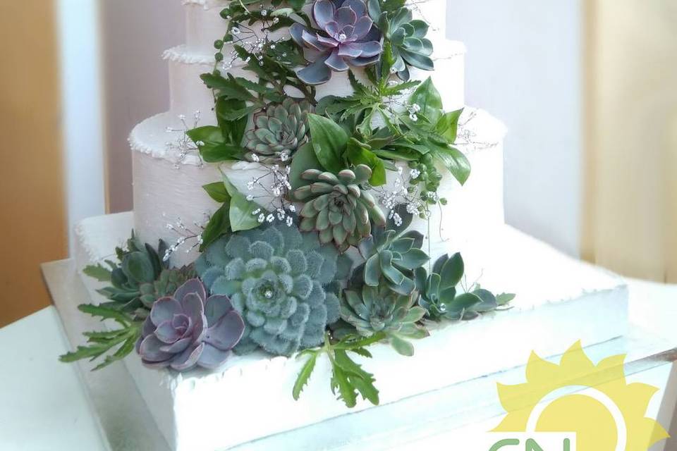 Decorazione torta nuziale