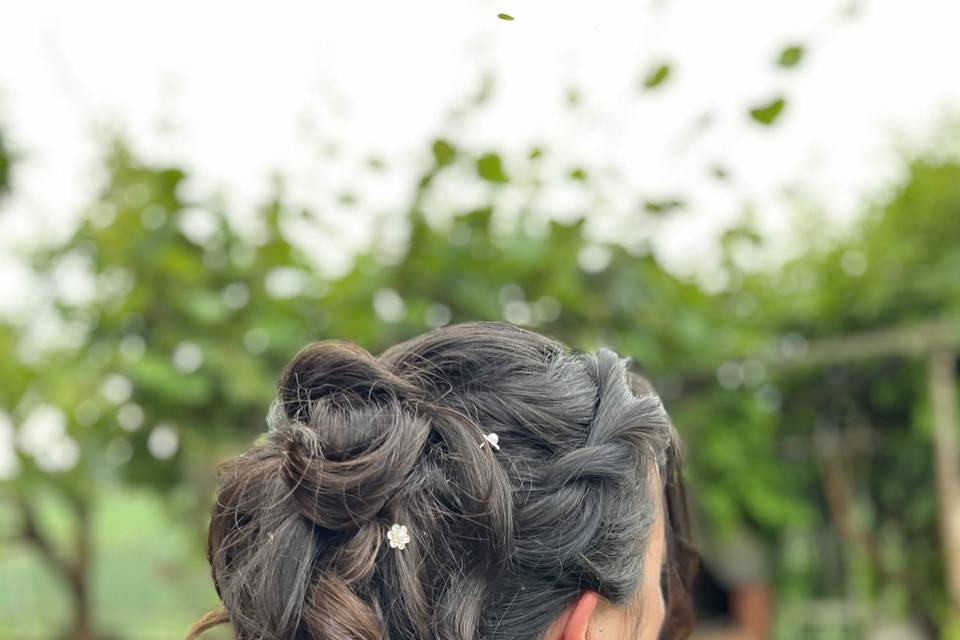 Prova acconciatura sposa