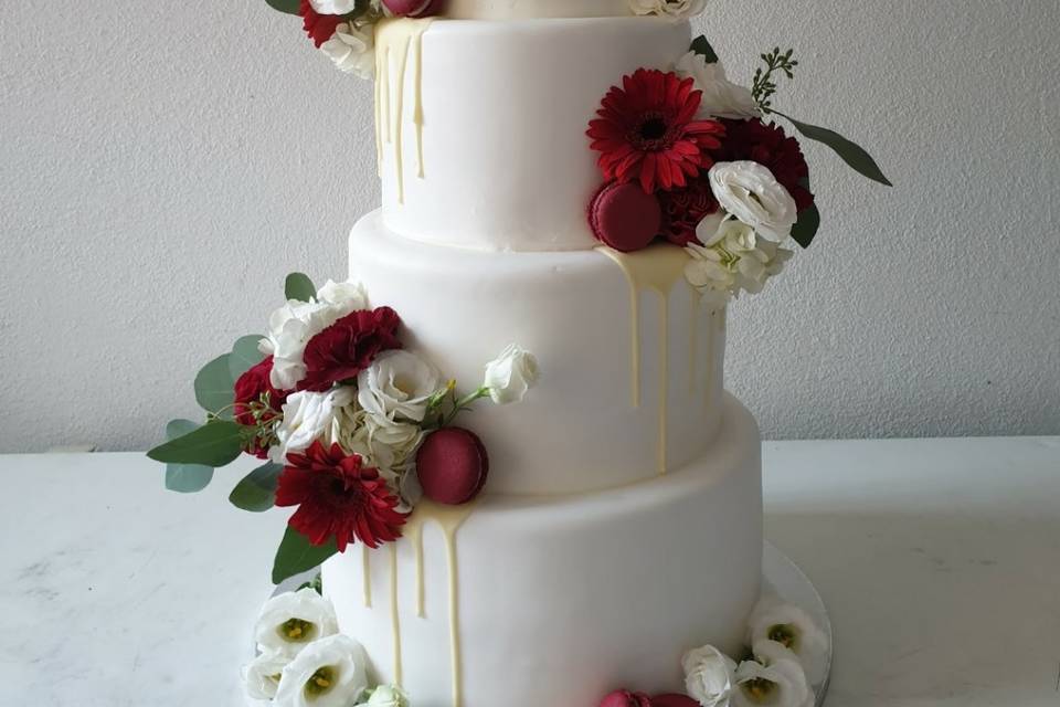 Drip Wedding Cake