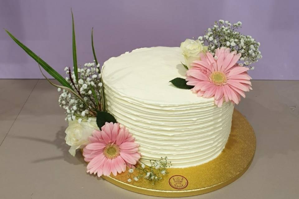 Flowers Wedding Cake