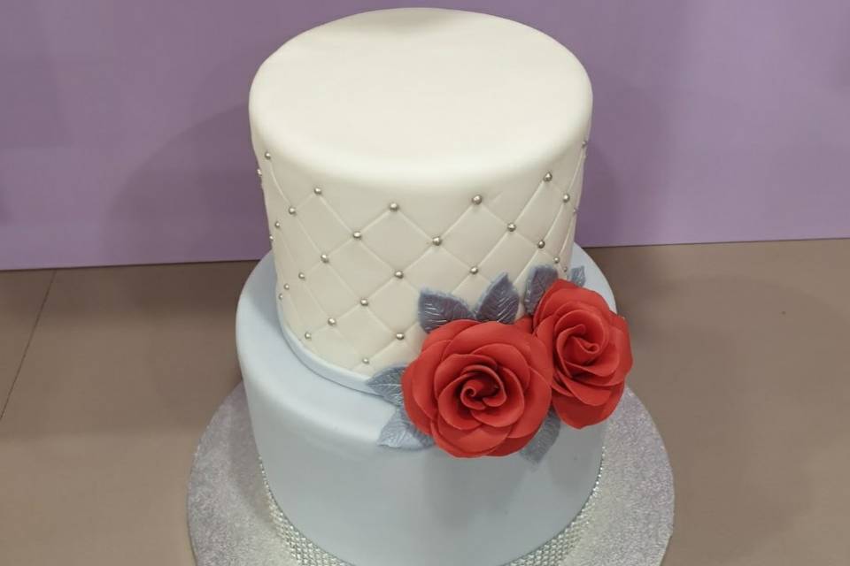 Flowers Wedding Cake