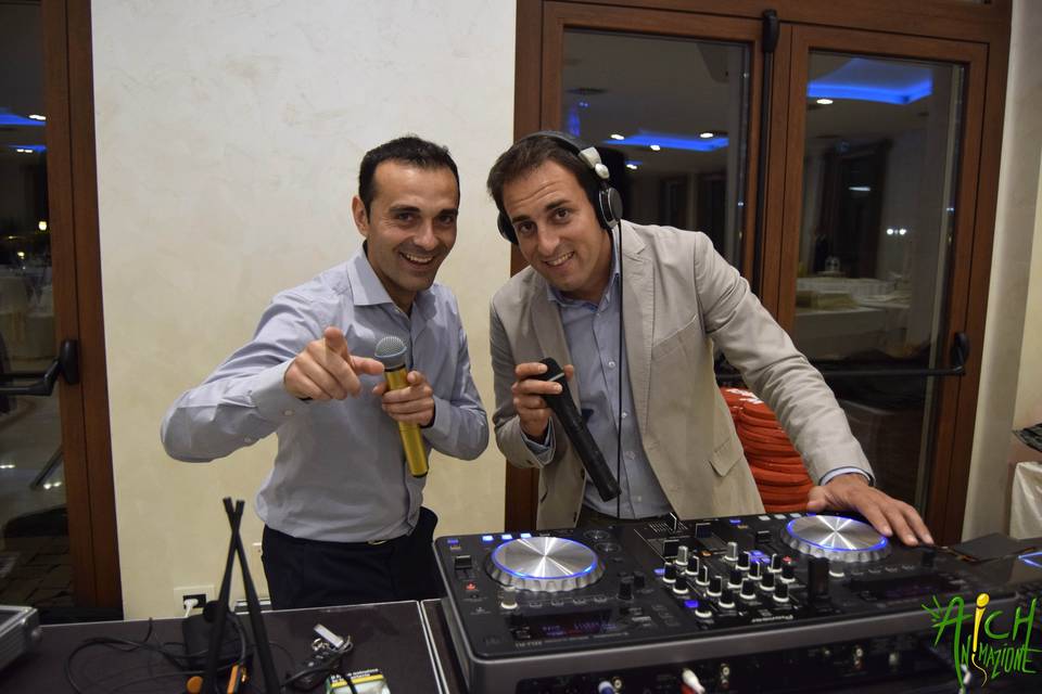 Mirko l'animatore e Dj Gazza