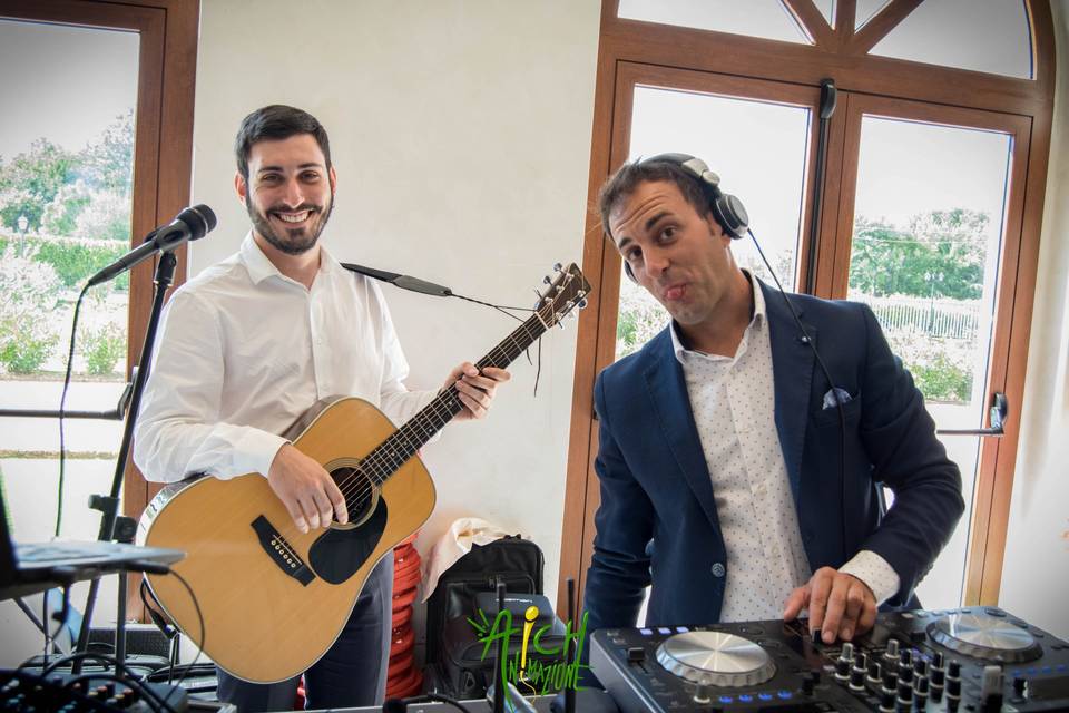 Il musicista Marco e dj Gazza