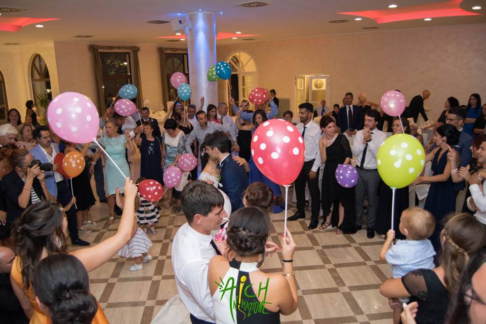 Coreografia di palloncini