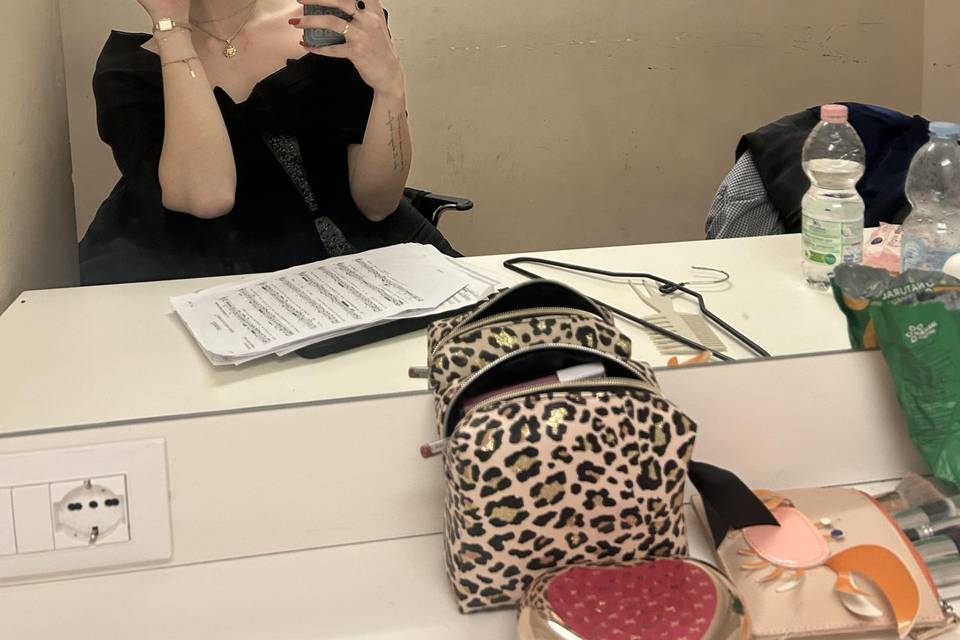 Pre concerto in camerino