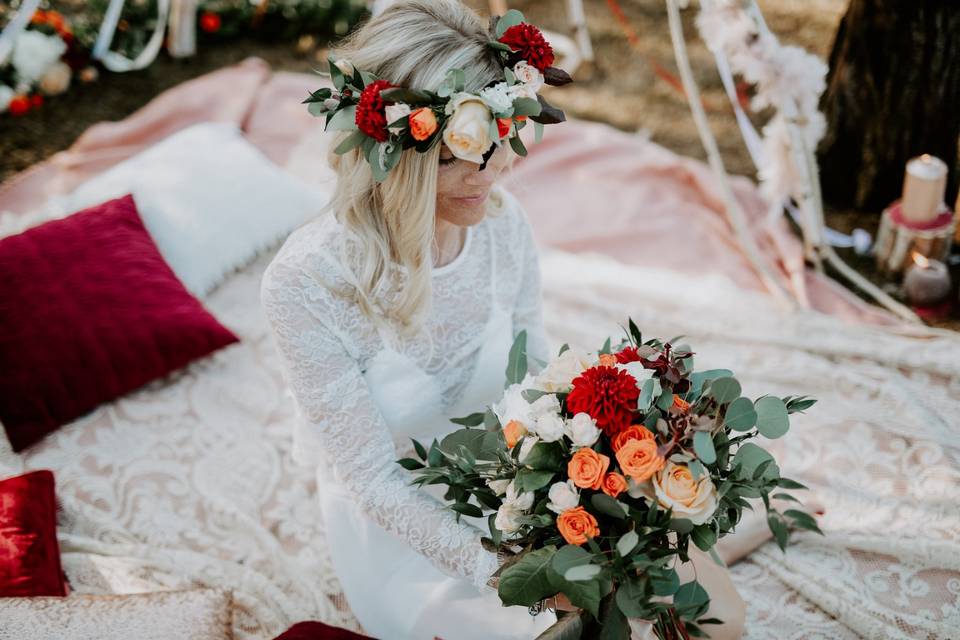 Boho bride