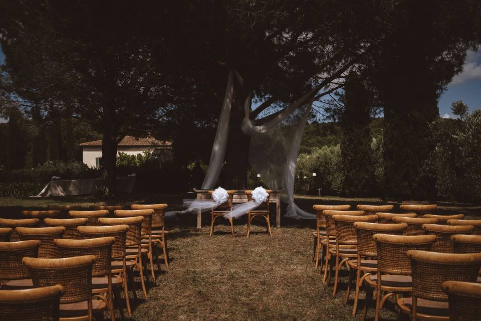 Cerimonia villa allestimento