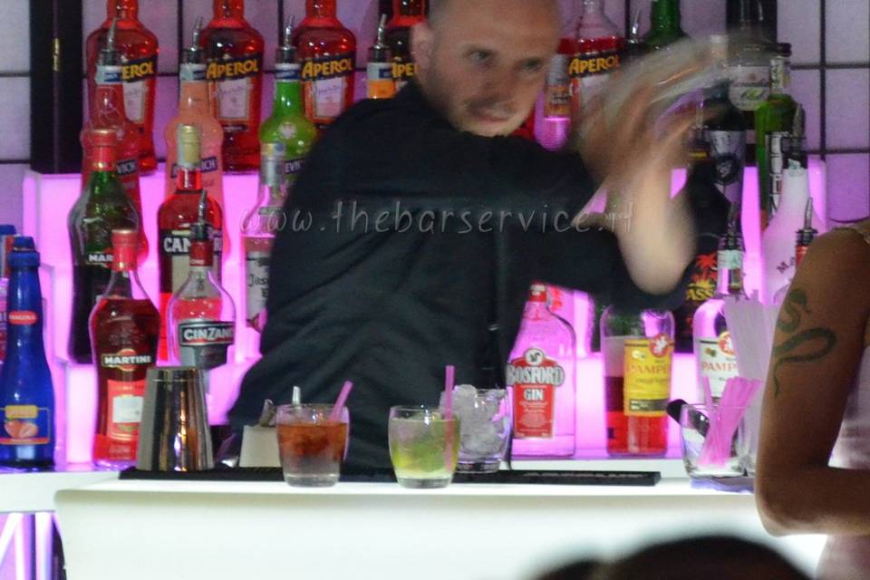 Barman In Action