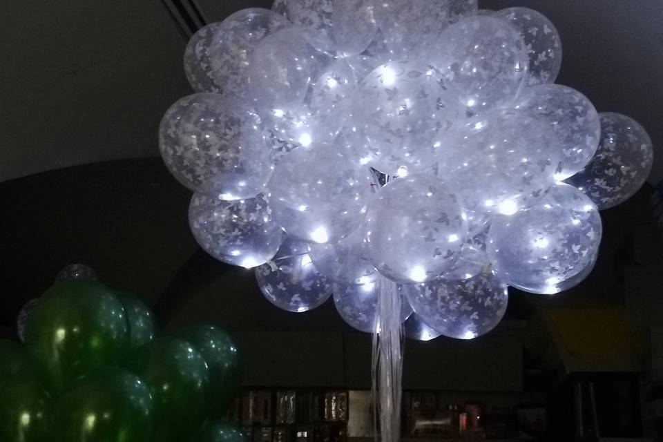 Palloncini led trasparenti