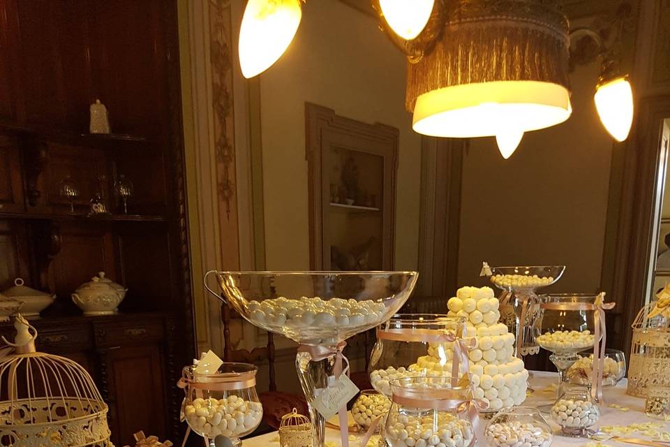 La confettata in Villa