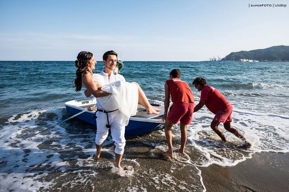 Sposa in spiaggia