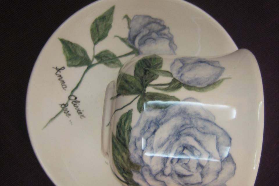 Tazza da thè Anna Olivier Rose