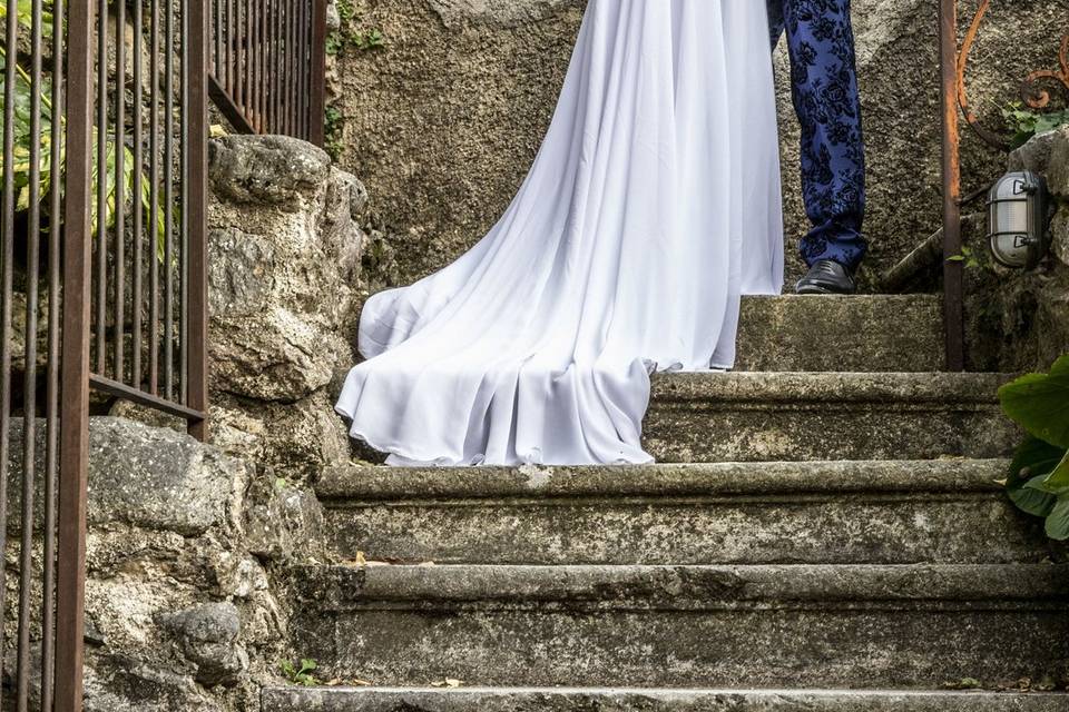 Sposa completa con coda