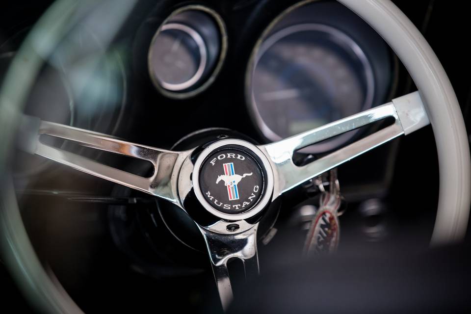 Mustang car details wheels