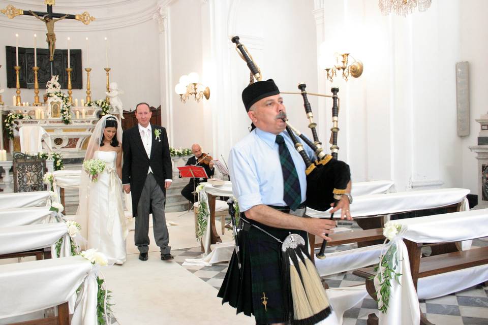 Scottish wedding in Portofino