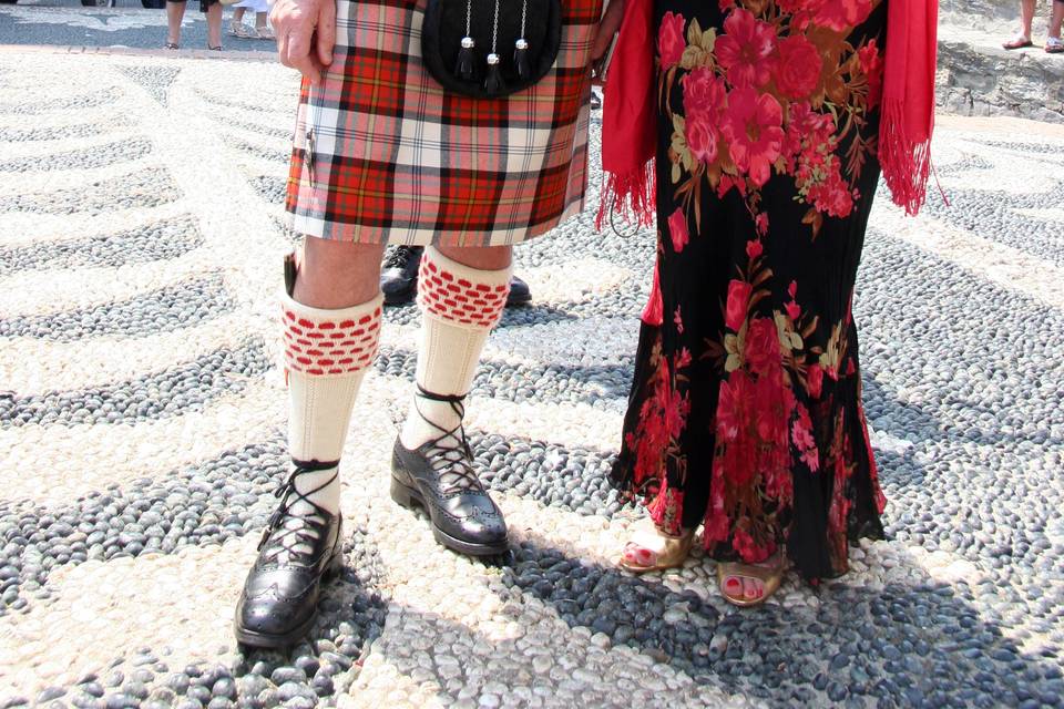 Scottish wedding in Portofino