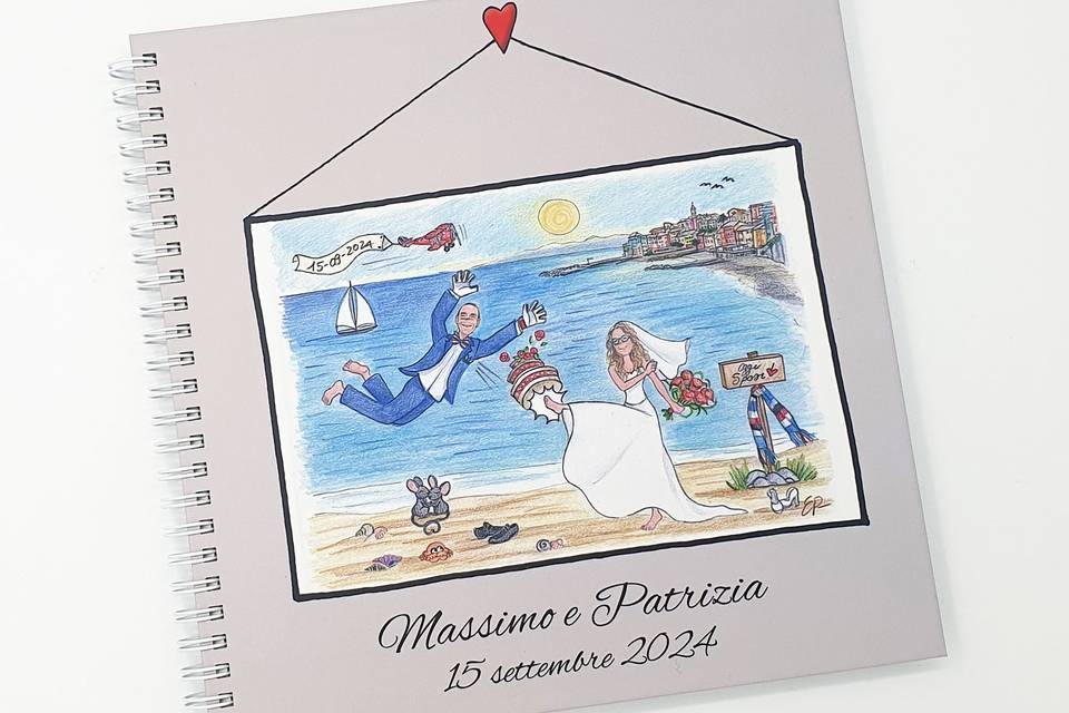 Guest Book con disegno