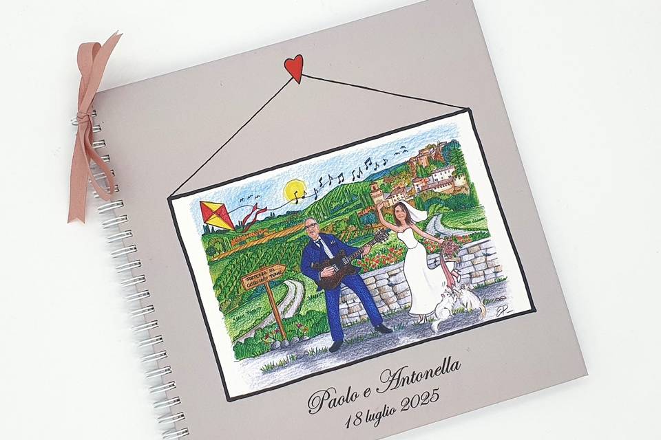 Guest Book con Disegno