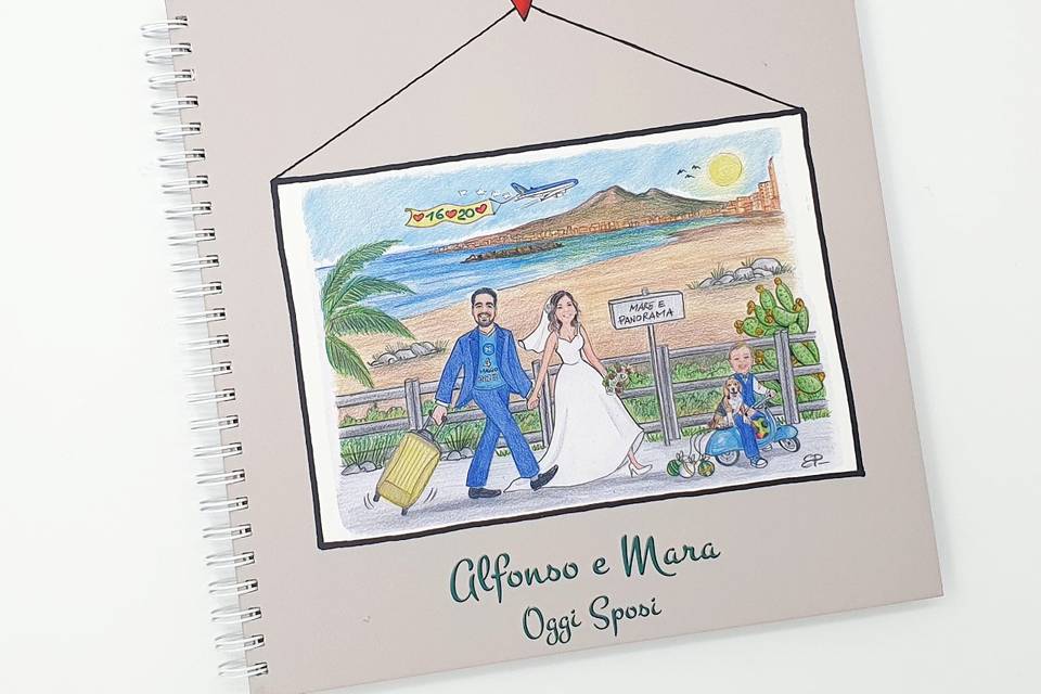Guest Book con Disegno
