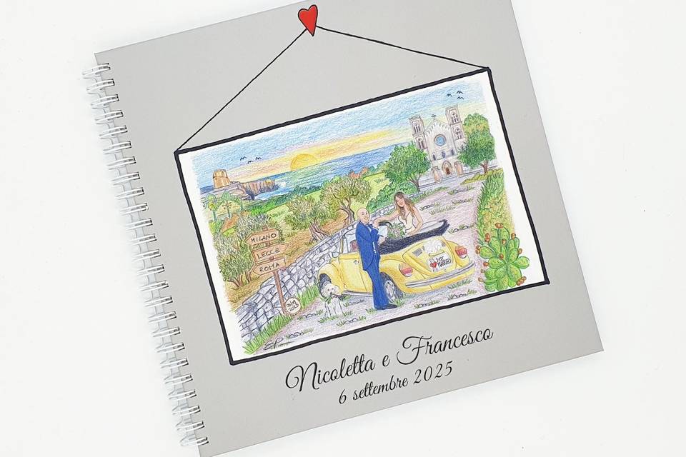 Guest Book con Disegno