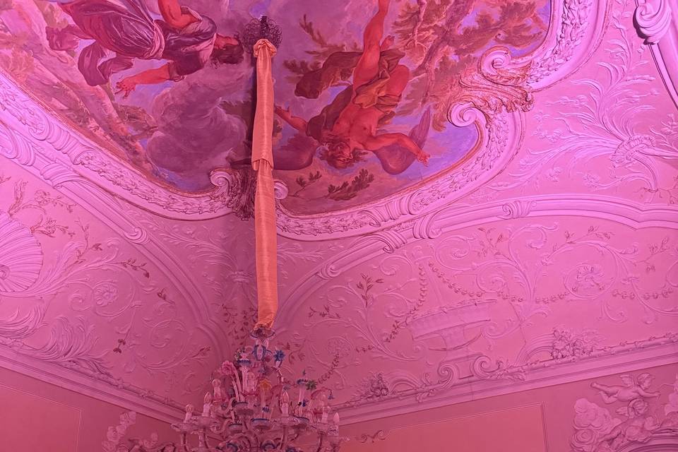 Sala delle mappe allestita