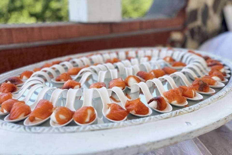 Involtini di salmone