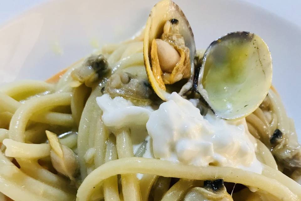 Vongole e gaspacio