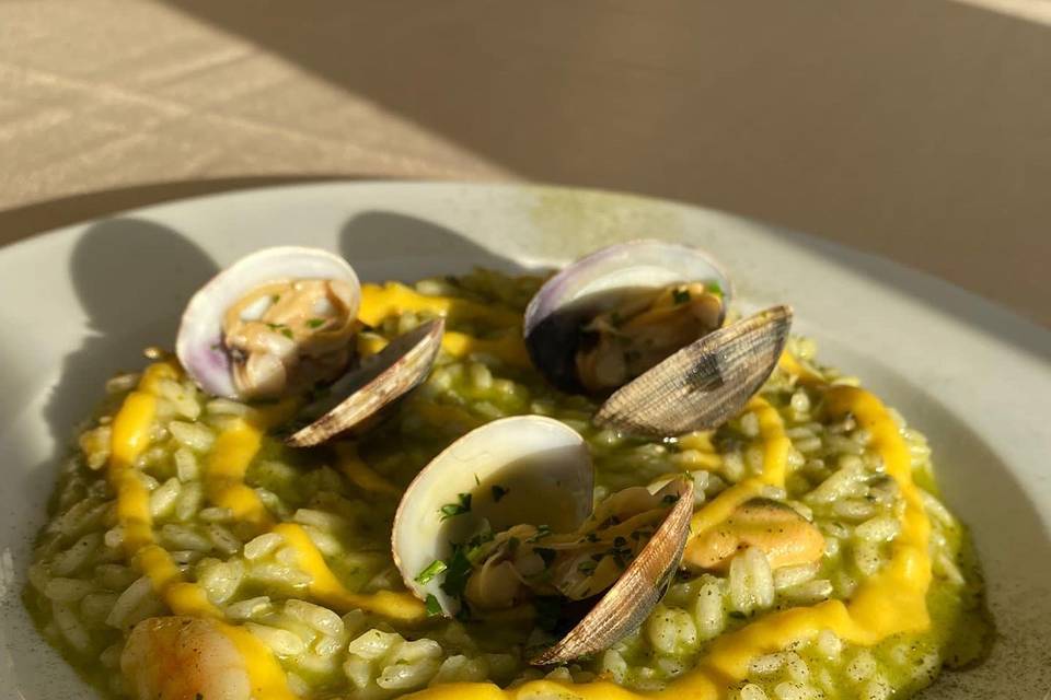 Risotto rape e vongole