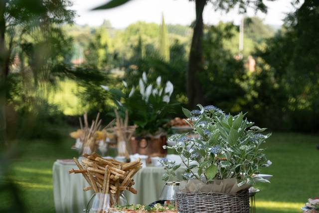 Dettaglio tavola catering