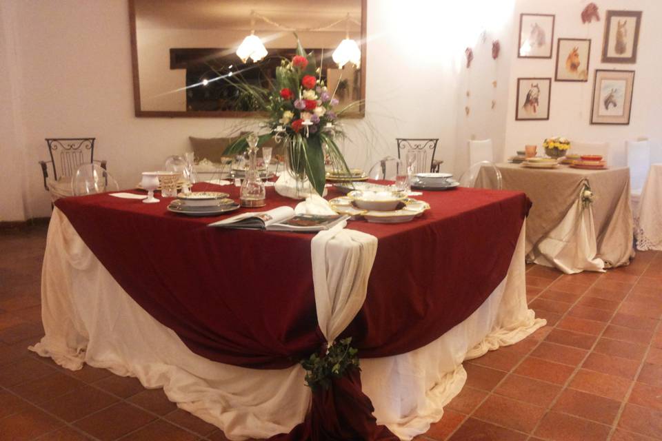 Allestimento tavolo