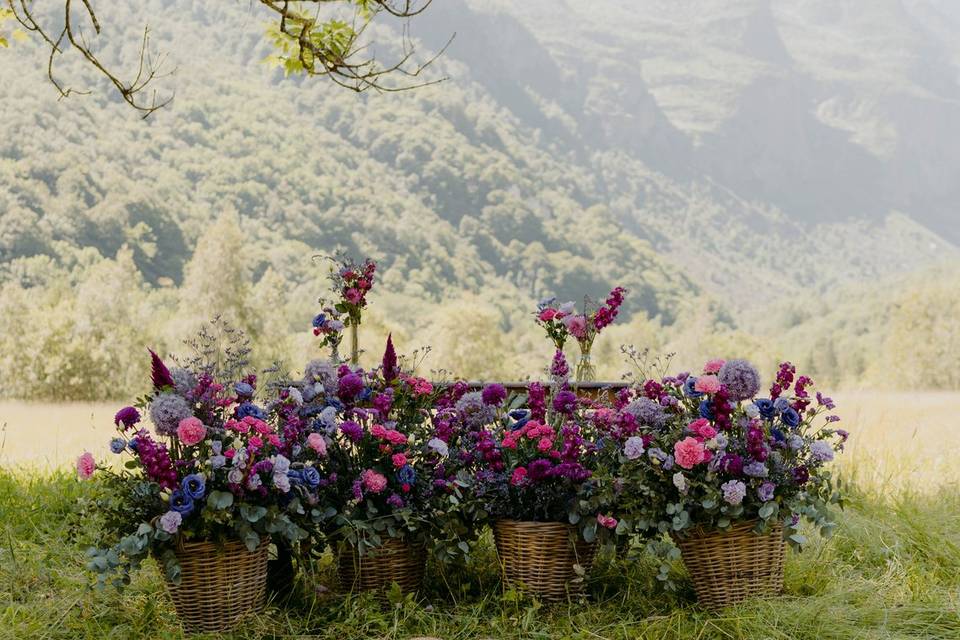 I fiori della cerimonia