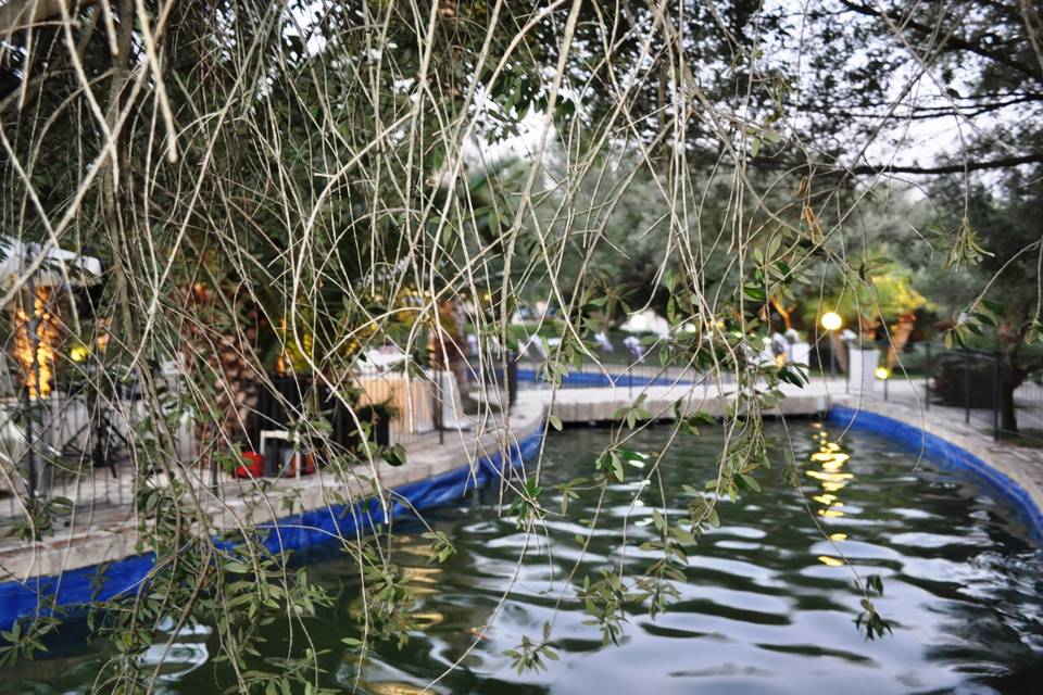 Il ristorante in giardino