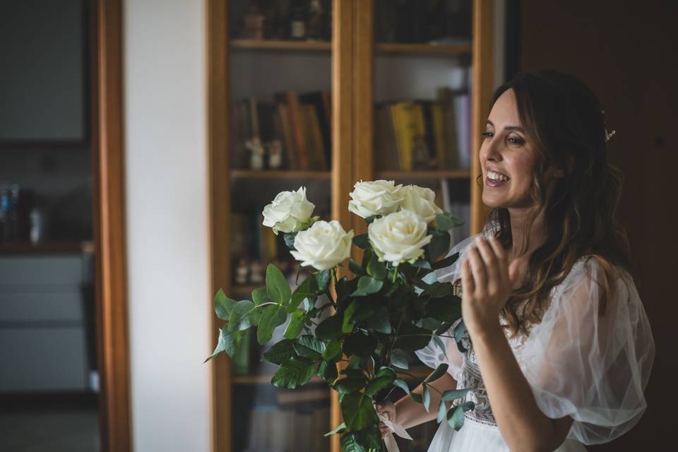 Preparazione sposa in casa