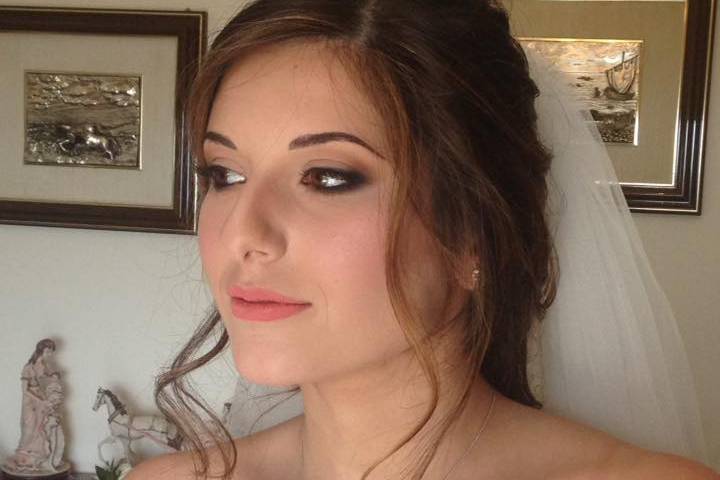 Trucco sposa intenso