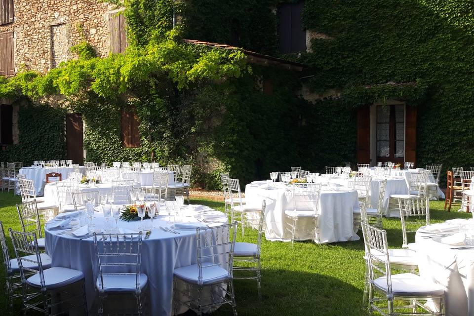 Cena in giardino