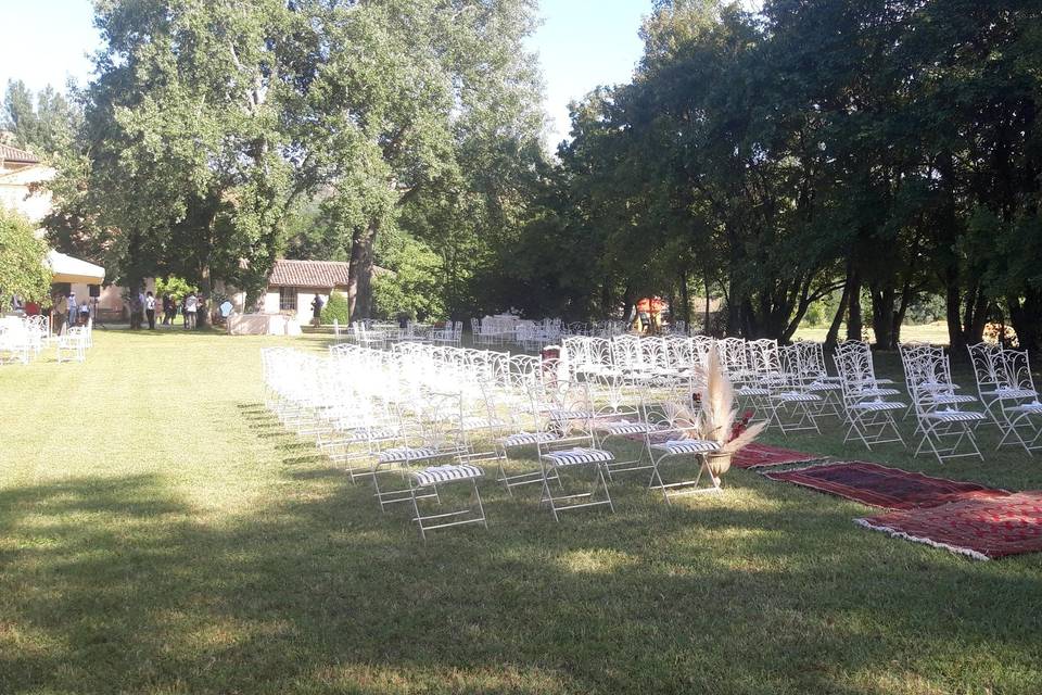 Cena in giardino