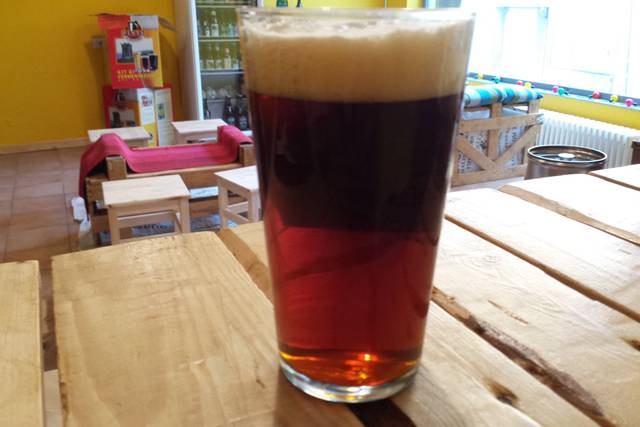 Pinta di birra artigianale