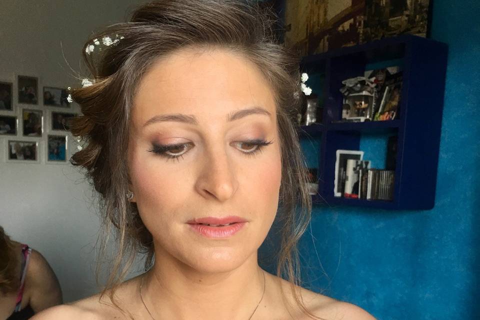 Wedding day make up