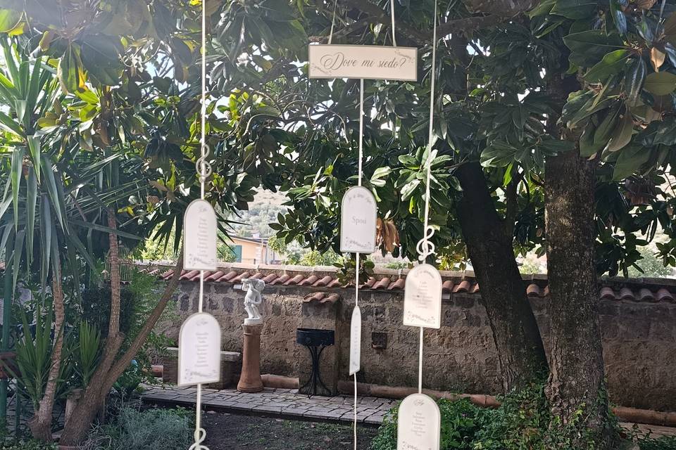 Tableau de mariage tema musica