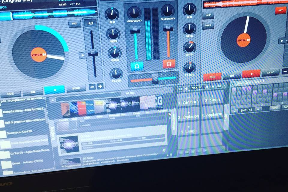 Mixing dj set