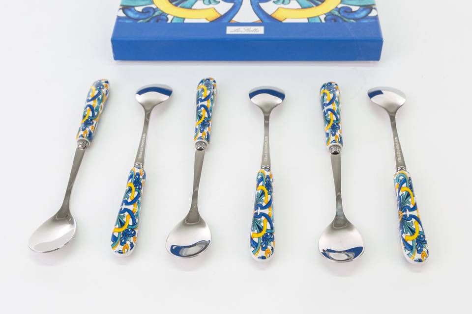 Set sei cucchiai