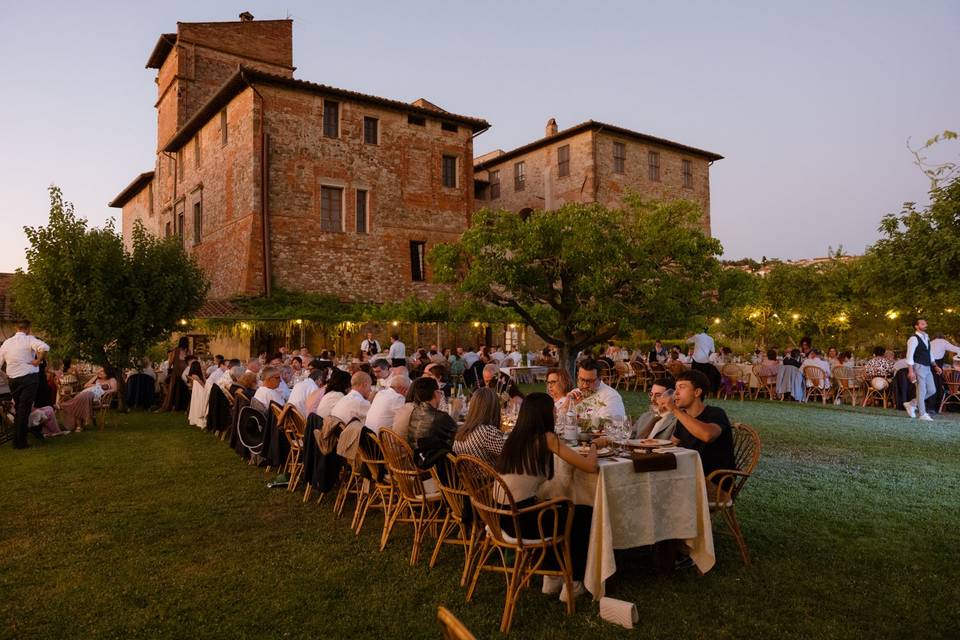 Cena in giardino