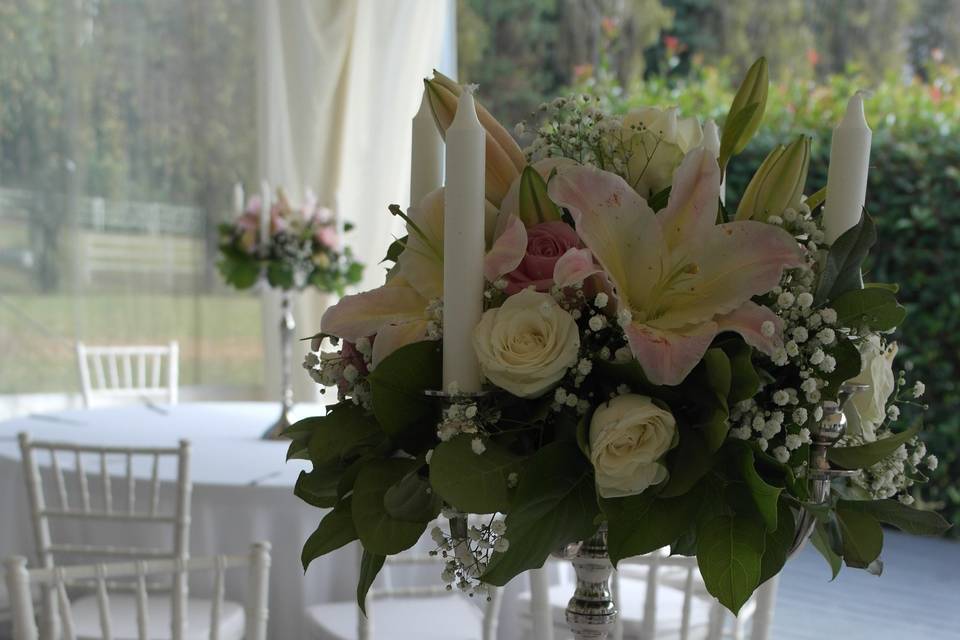 Candelabri fioriti