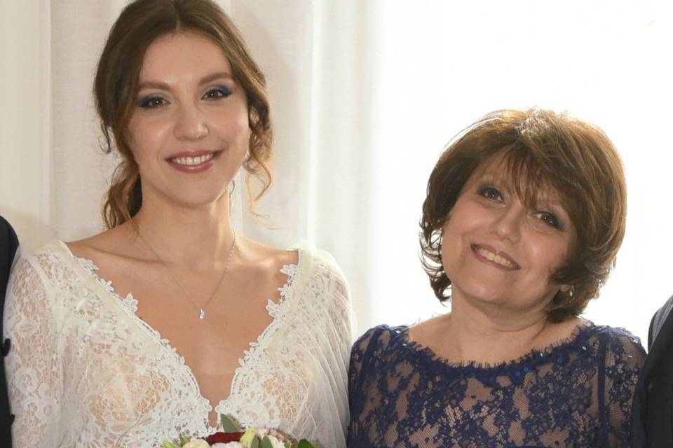 Trucco per Alessia e mamma