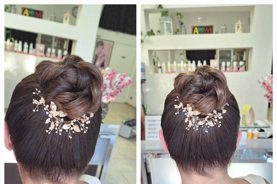 Chignon intrecciato