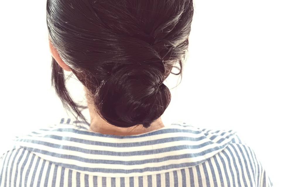 Semplice chignon x un giorno s