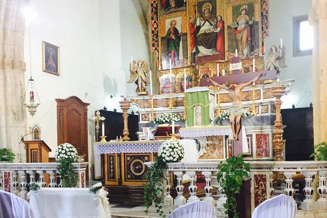 Addobbo altare completo