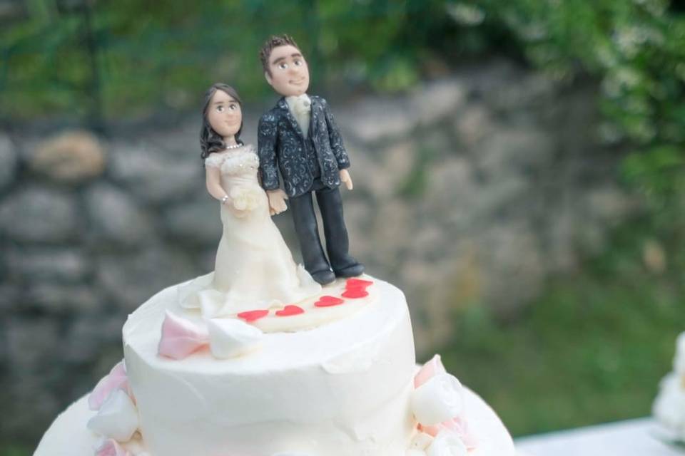 Cake topper sulla torta