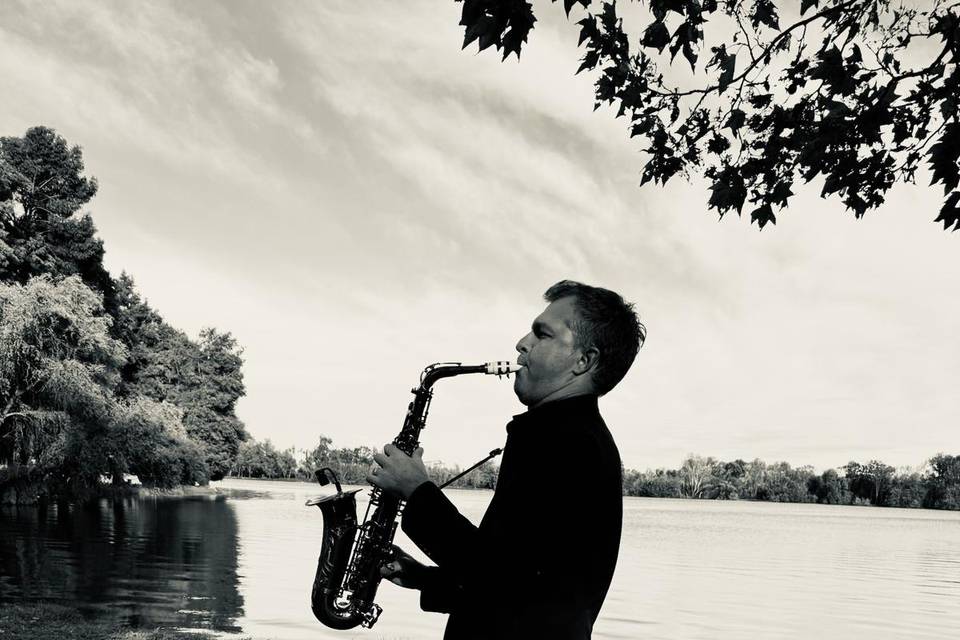 Sax on Lake